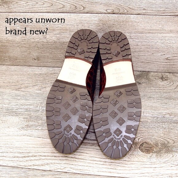 $1,370 Neiman Marcus GRAVATI Women's 9 M Genuine Crocodile * add $15 new Trees - Picture 4 of 16